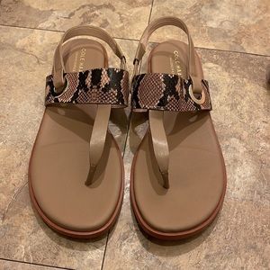 Cole Haan Snakeskin Pattern Sandals